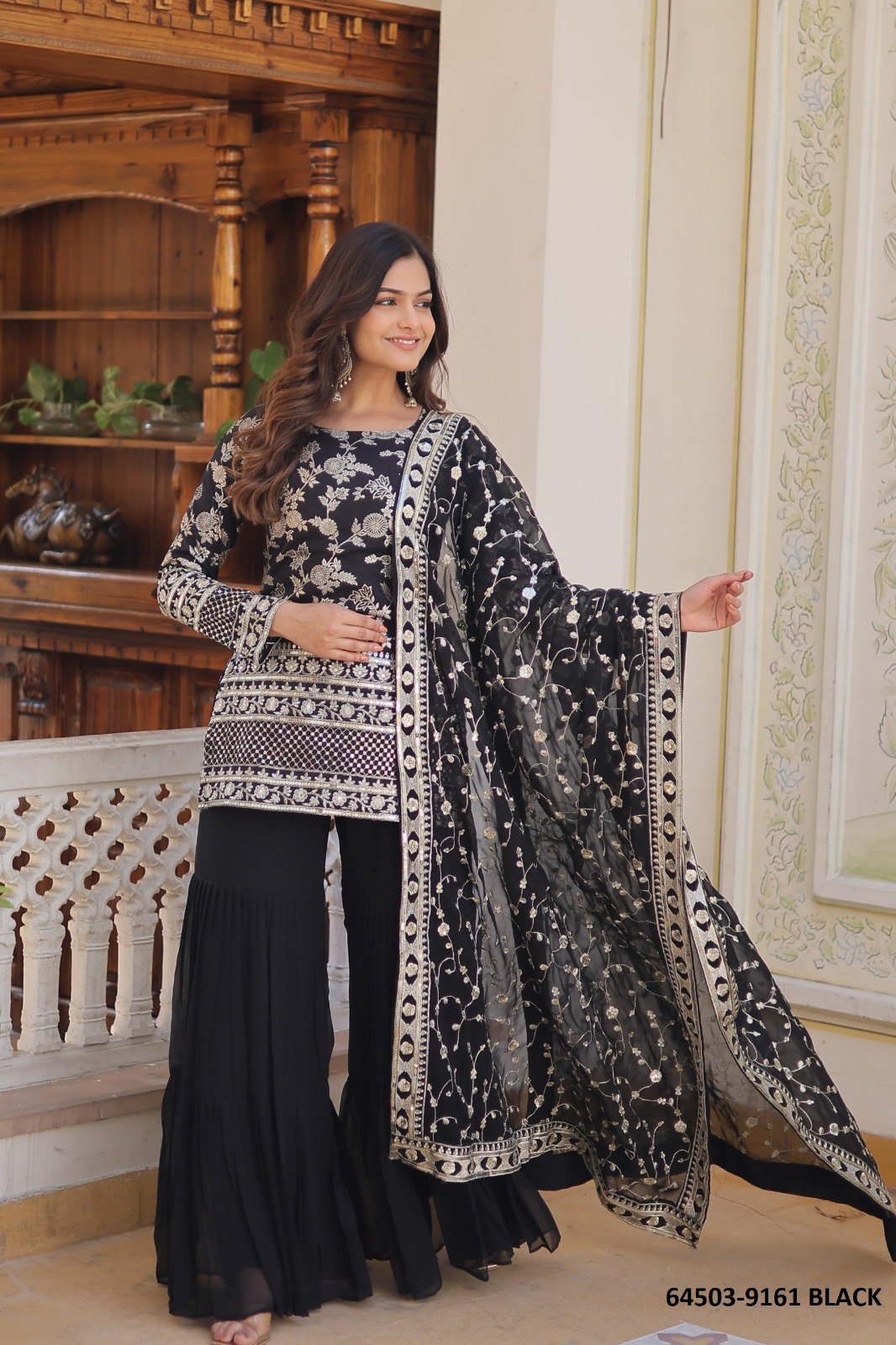 GHARARA-BOTTOM SUITS [Readymade]