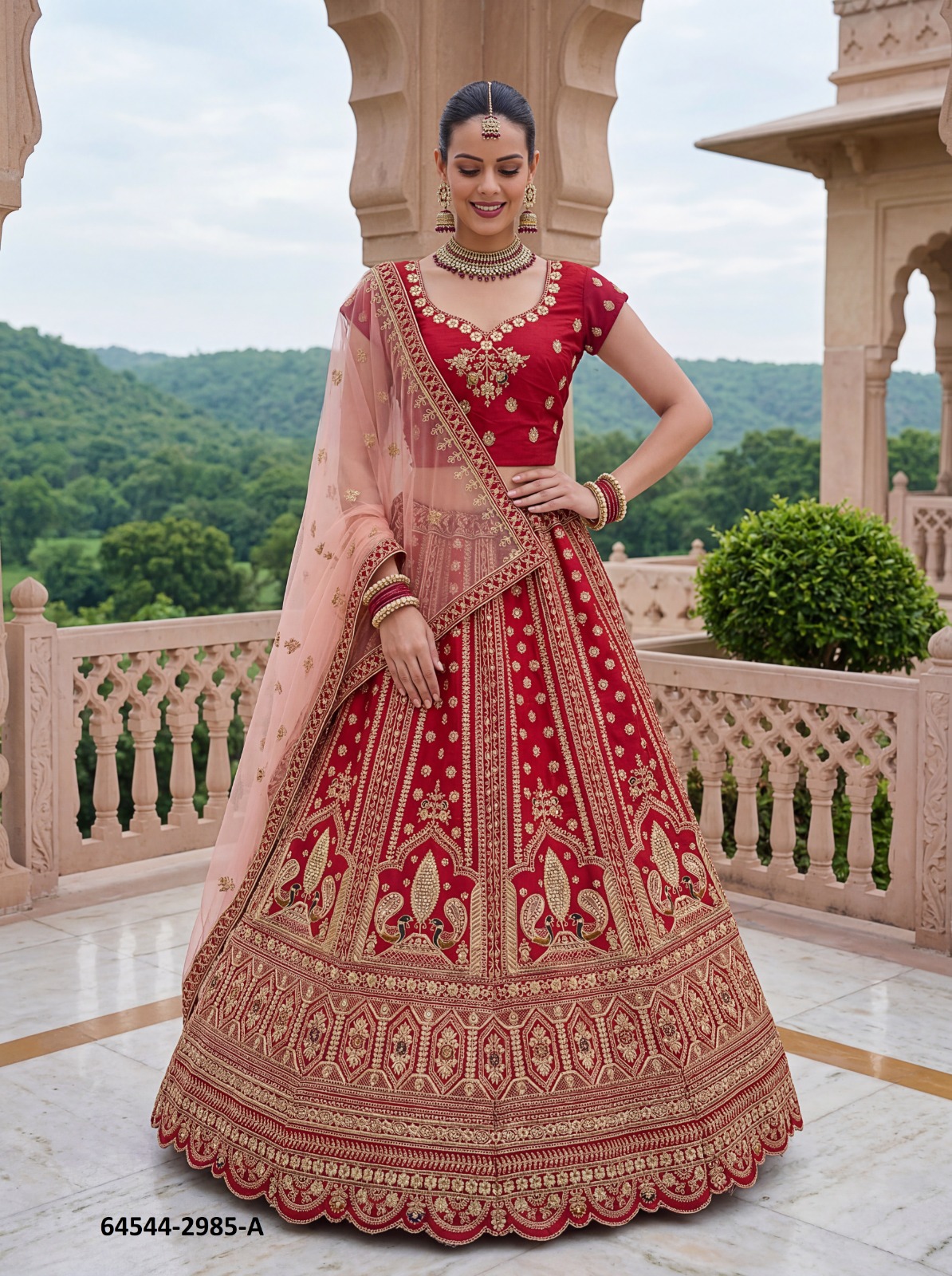BRIDAL LEHENGAS [Semi-Stitched]