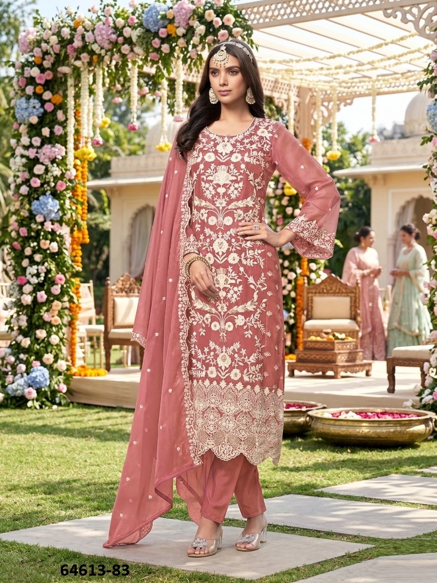 STRAIGHT-CUT SUITS (Semi-Stitched / Un-Stitched)