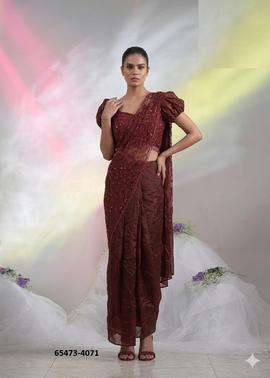 Classy Ready to wear sari with blouse