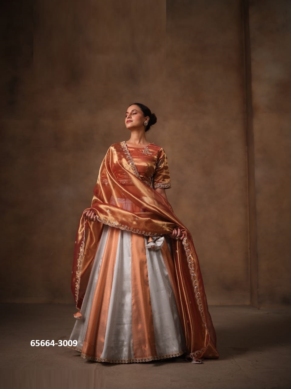 Magnificent Lahenga Choli in Multishade