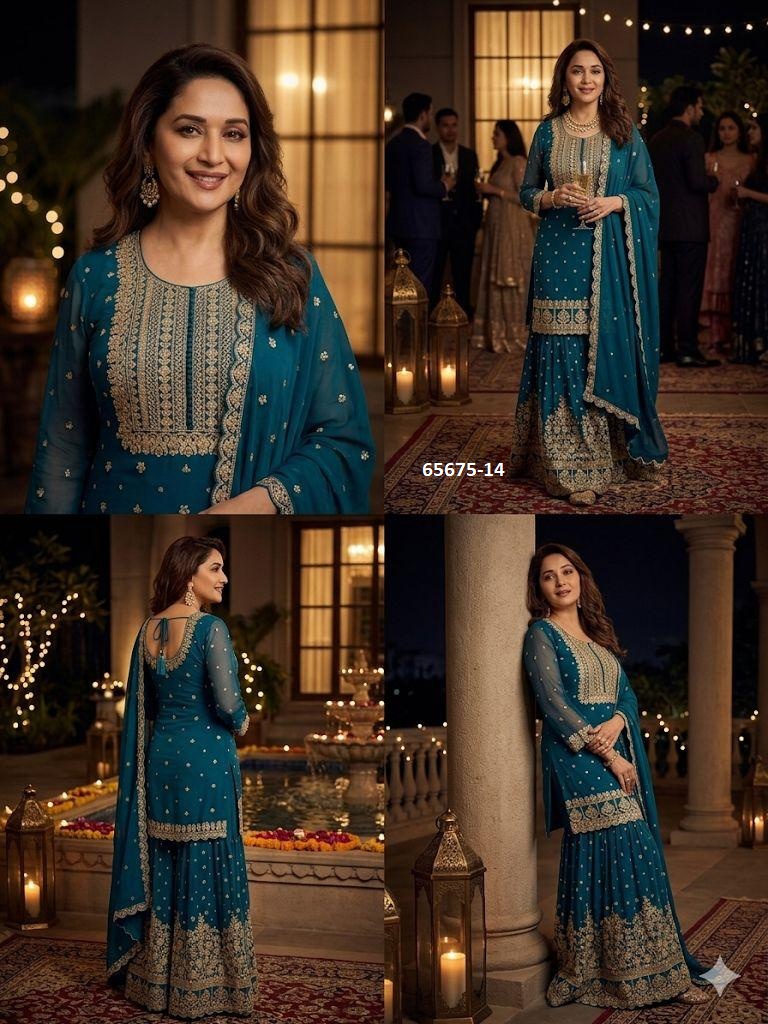 Stunning Plazzo Suits For Party Wear