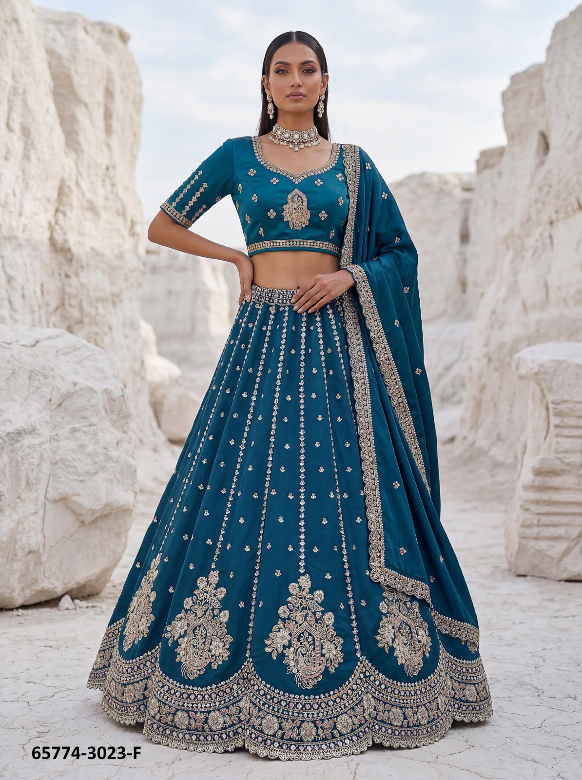 Stunning Reception Lahenga Choli