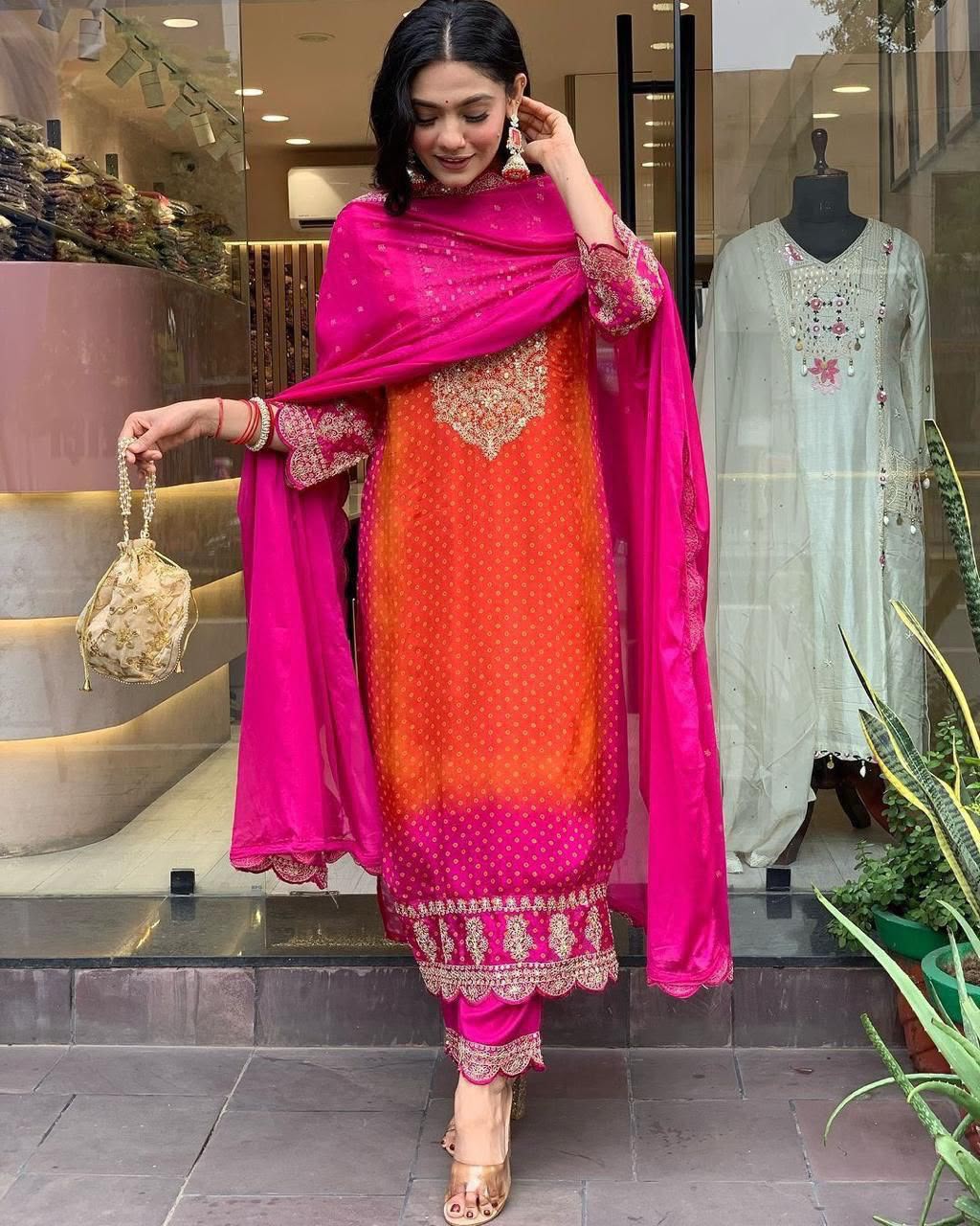 ORANGE/PINK