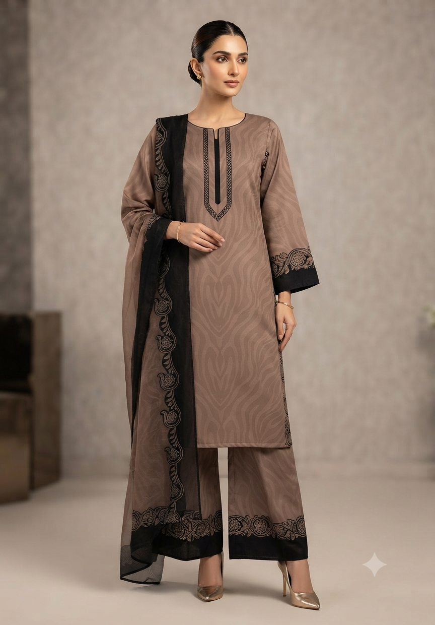 Magnificent Brown Pallazo Suit